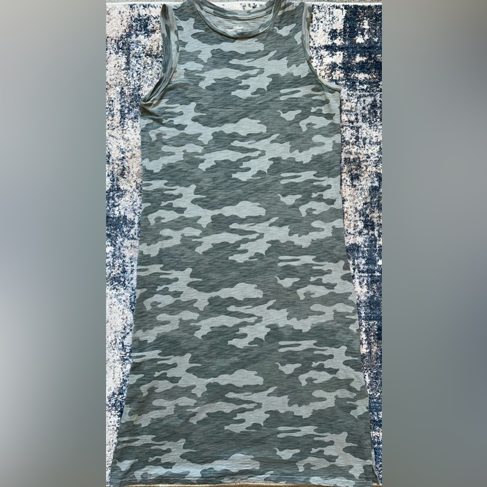 Universal Thread Army Charcoal Knit Fabric Dress